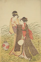 Zwei Damen, Edo-Periode (1603-1868)